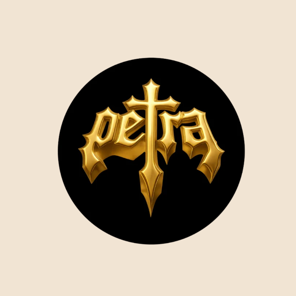 Round Petra Logo Button